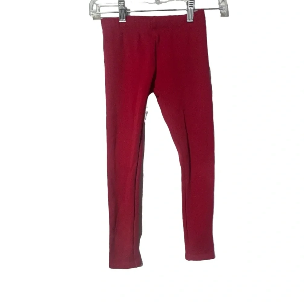 Gymboree Girls Leggings Red Size Medium 7/8
